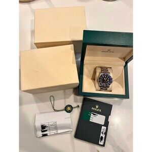 Rolex GMT-Master II Wristwatch 116710BLNR Blue/Black Bezel 40mm Batman Stainless